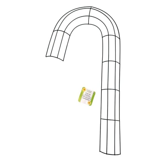 Candy Cane Wreath Form Black Metal Wire Frame For Crafting & DIY Projects Set o - Picture 4 of 4
